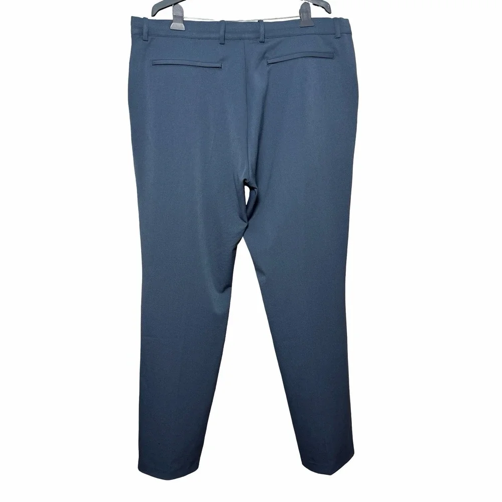 Quince Ultra Stretch 24/7 Smart Chino Pants Ocean Blue 42x34 Performance Casual